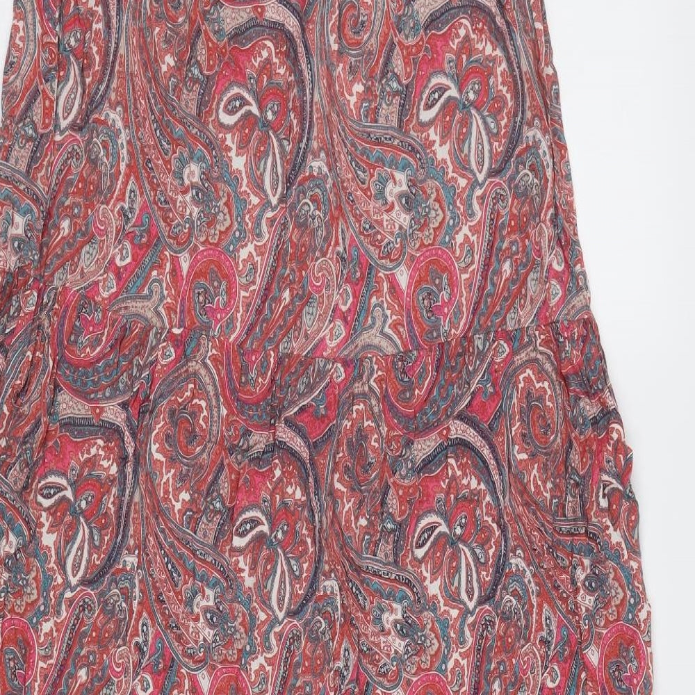 NEXT Womens Red Paisley  Maxi  Size S