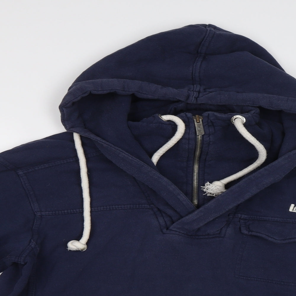 Lee Cooper Mens Blue   Pullover Hoodie Size S