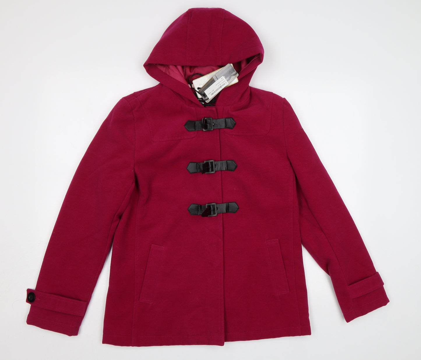 Brave Soul Womens Pink   Pea Coat Coat Size 12