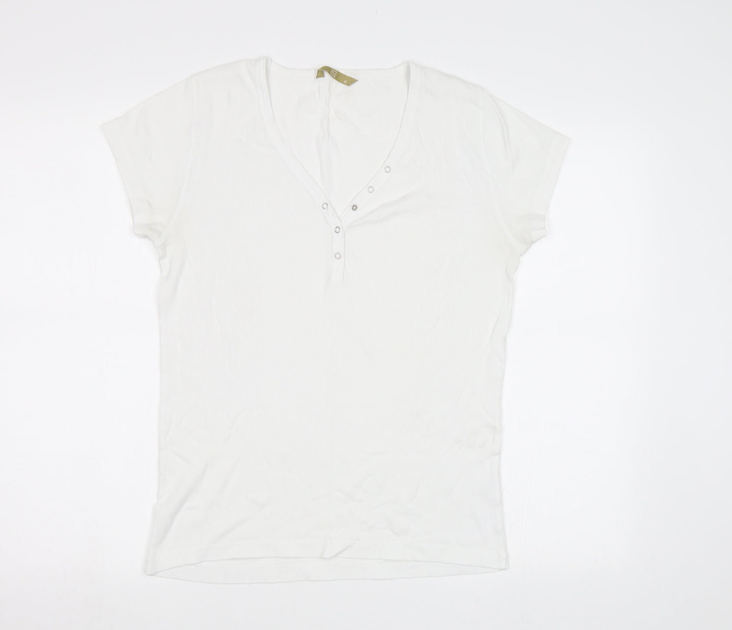 TU Womens White   Basic Polo Size 16
