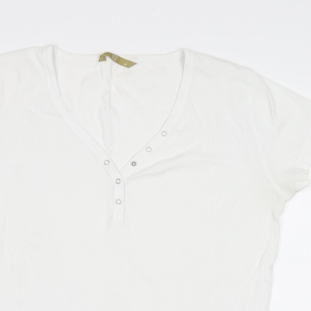 TU Womens White   Basic Polo Size 16