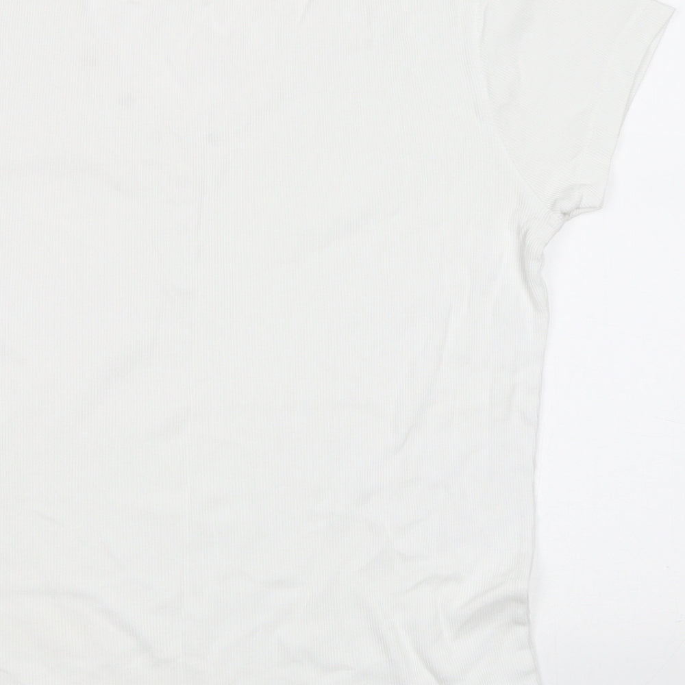 TU Womens White   Basic Polo Size 16