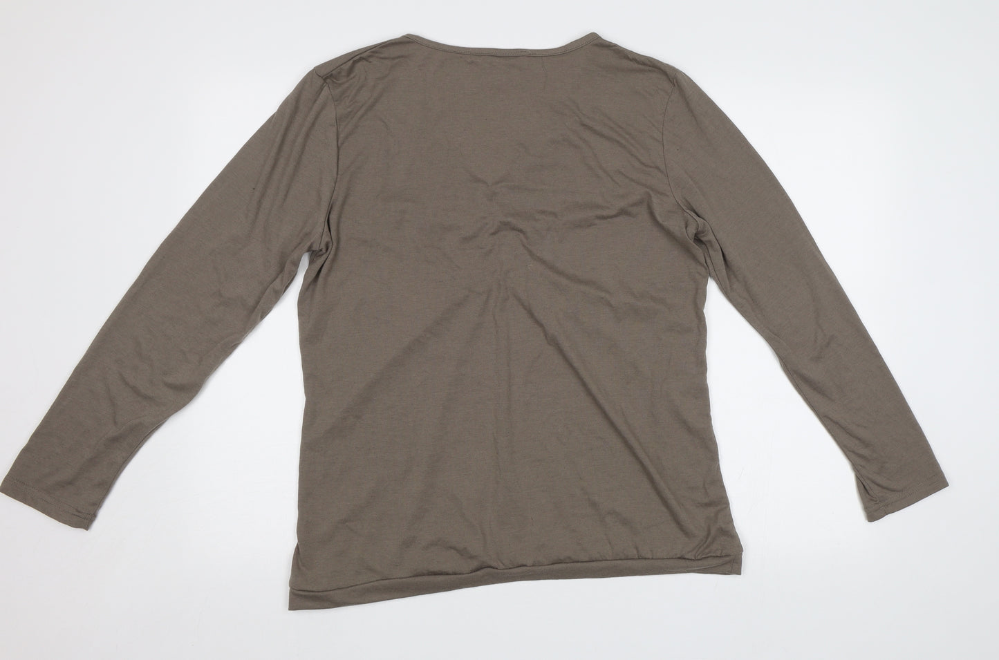 La Redoute Womens Brown   Basic T-Shirt Size 18