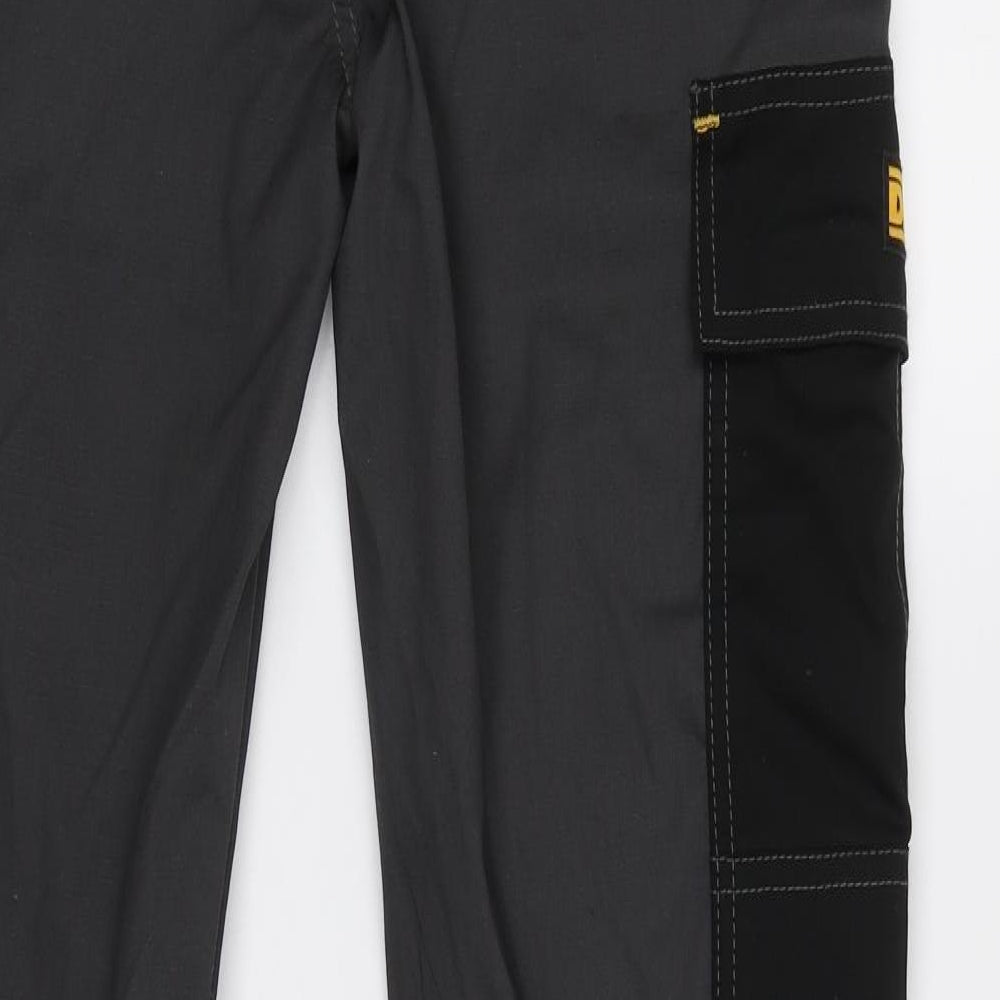 DeWelt Mens Black   Cargo Trousers Size 30 L33 in