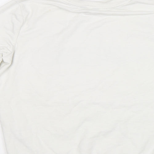 F&F Womens White   Pullover Sweatshirt Size 6