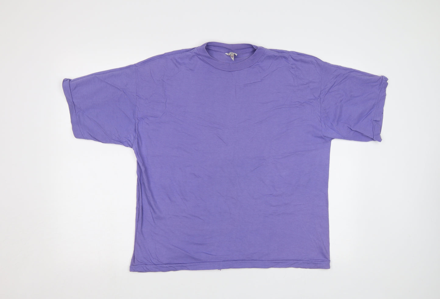 Cis Co. Ltd Womens Purple   Basic T-Shirt Size L