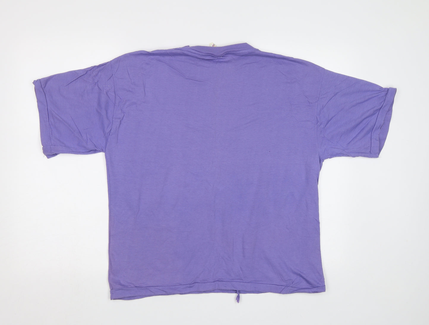 Cis Co. Ltd Womens Purple   Basic T-Shirt Size L