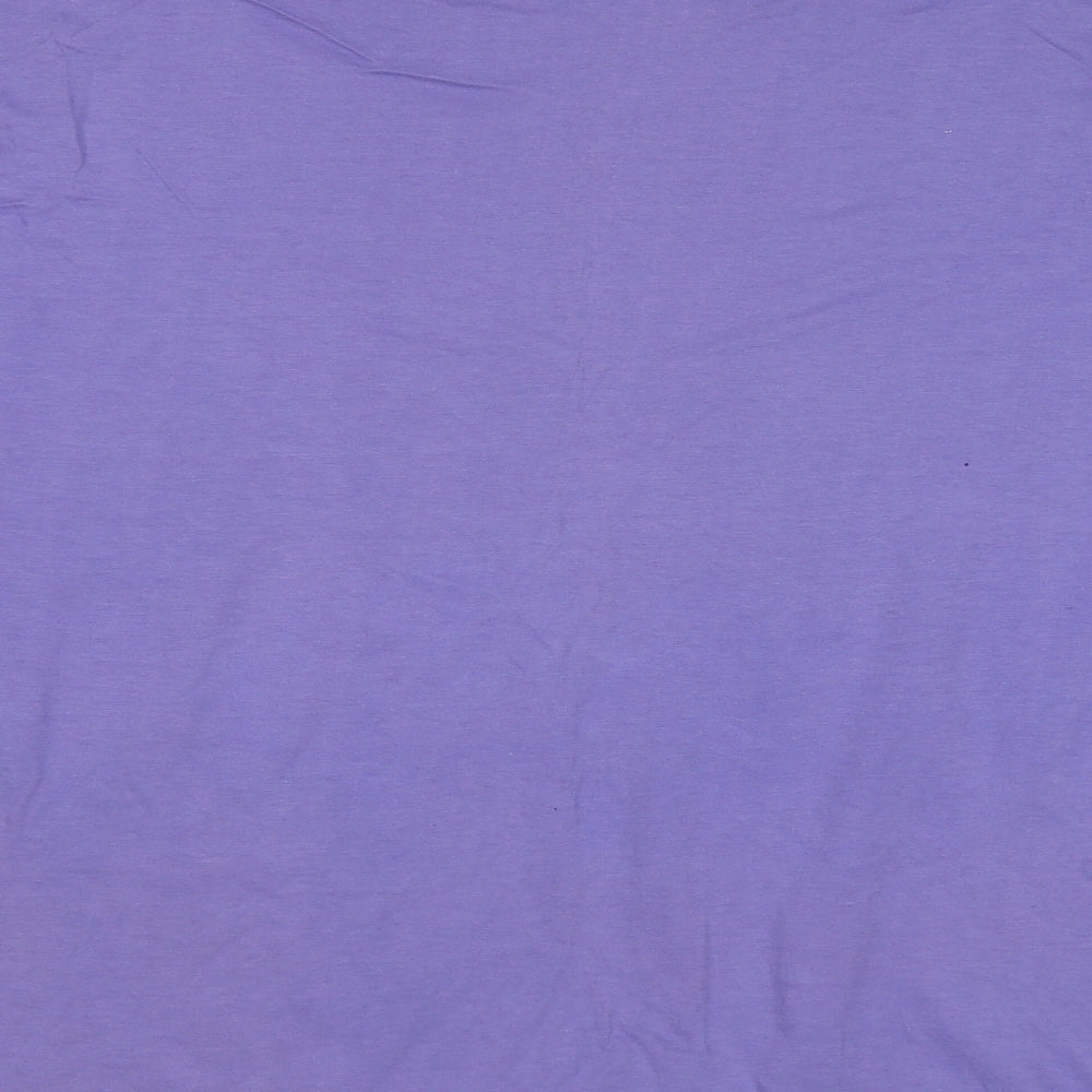 Cis Co. Ltd Womens Purple   Basic T-Shirt Size L