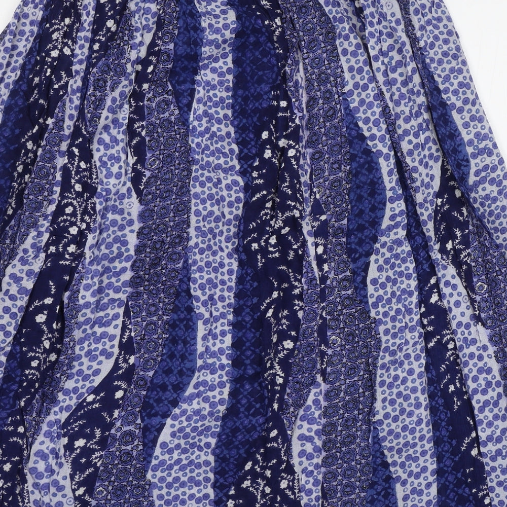 Akal Collection Womens Blue Geometric  A-Line Set One Size