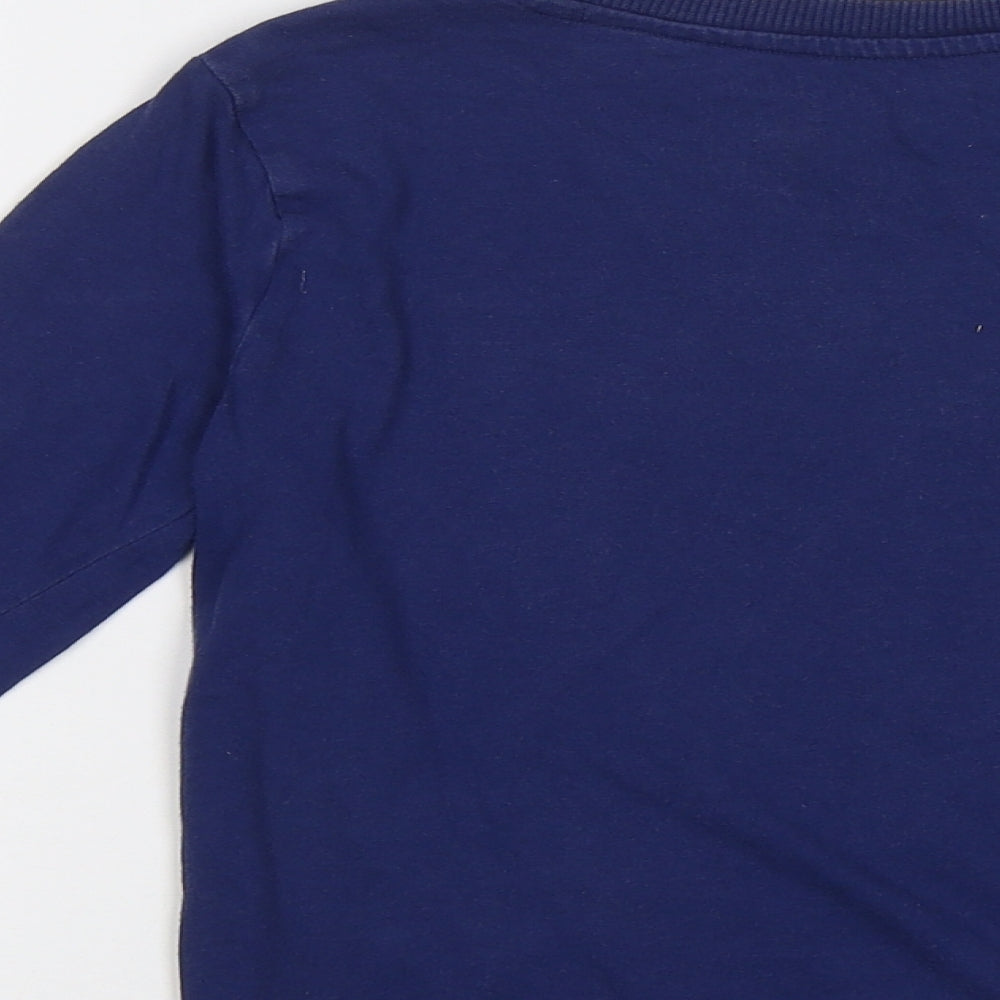 F&F Boys Blue   Basic T-Shirt Size 6-7 Years  - Robots
