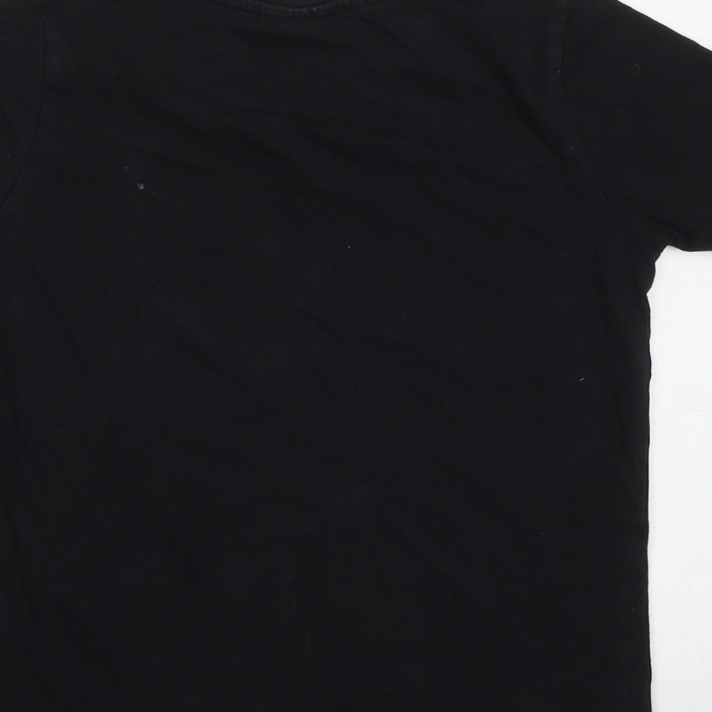 Batman Boys Black   Basic T-Shirt Size 6-7 Years  - Batman