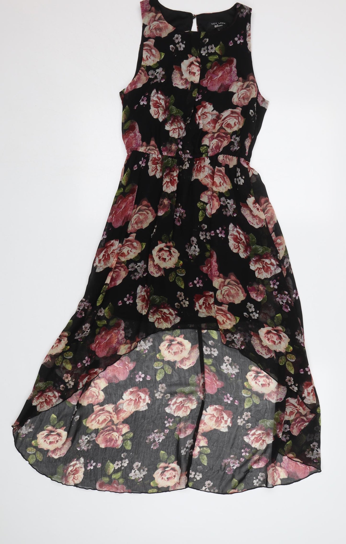 New Look Girls Black Floral  A-Line  Size 10-11 Years