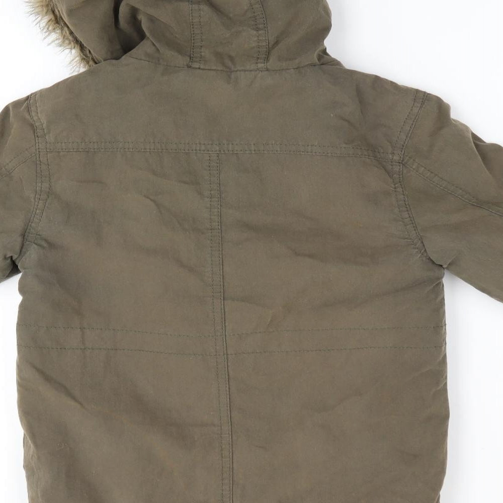 Urban Rascals Boys Green   Jacket Coat Size 4-5 Years