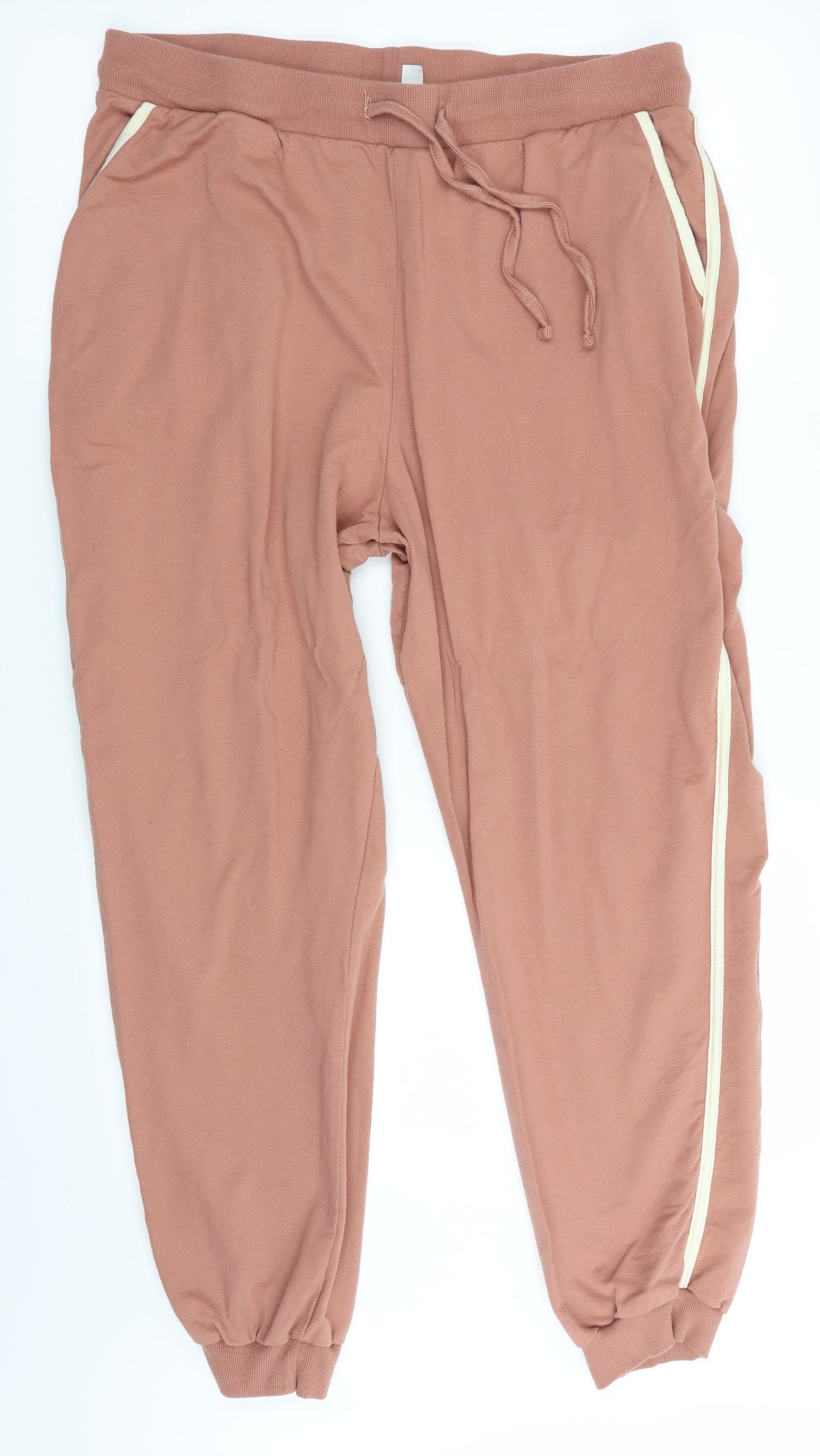 ASOS Womens Brown   Jogger Trousers Size 18 L28 in