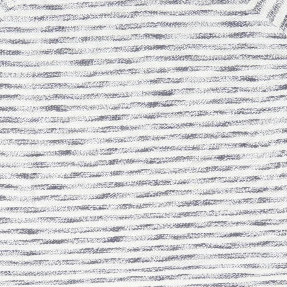 Papapya Womens Blue Striped  Pullover Jumper Size 12