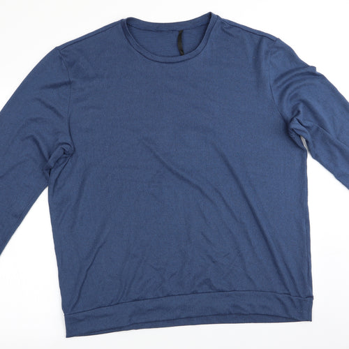 SheIn Mens Blue Animal Print  Pullover Jumper Size 2XL  - Tiger