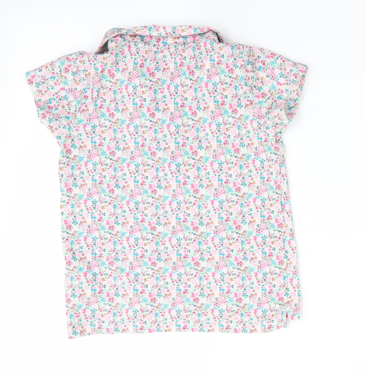 NEXT Girls Pink Floral  Basic T-Shirt Size 5-6 Years