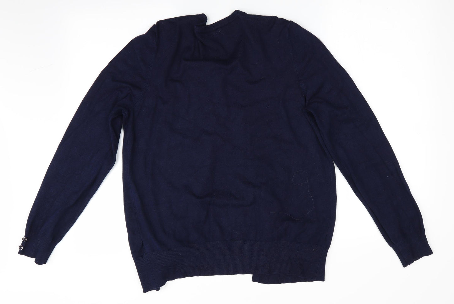 Nutmeg Womens Blue   Cardigan Jumper Size 14