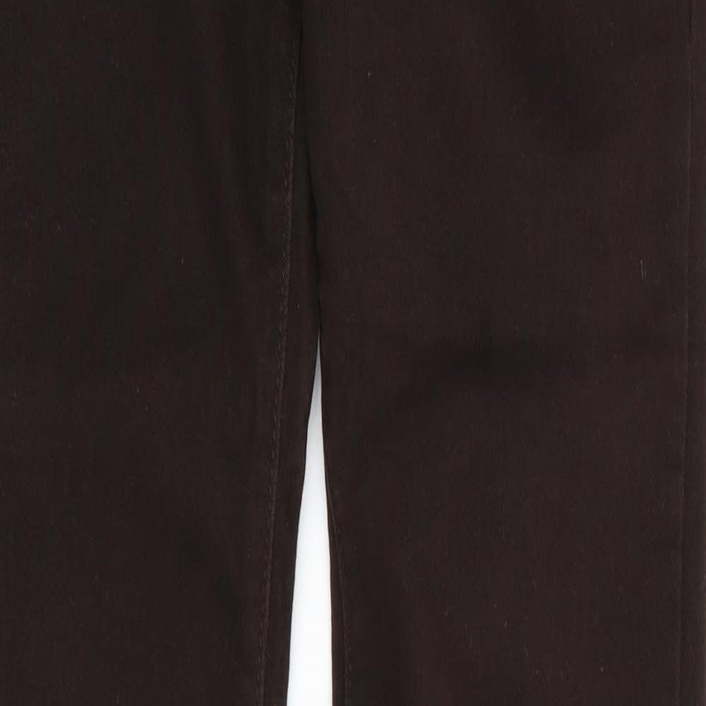 LD Style Womens Brown   Skinny Jeans Size S L31.5 in