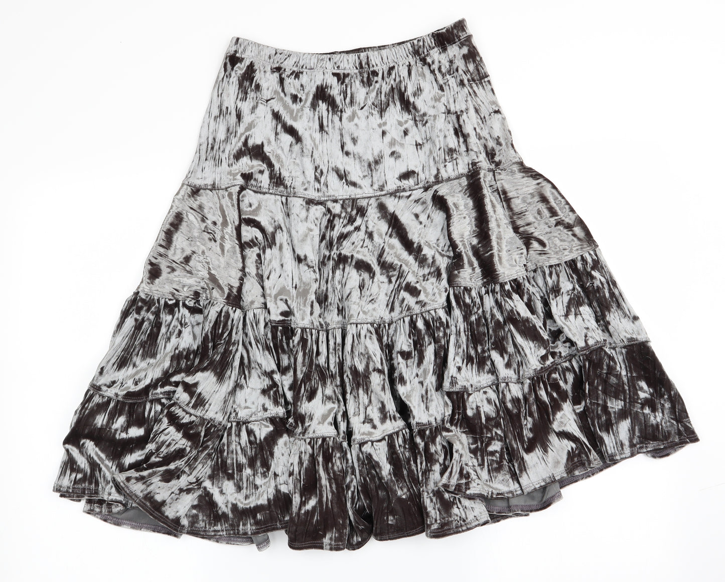 Cherokee Womens Brown   Flare Skirt Size 10  - Shimmer Effect