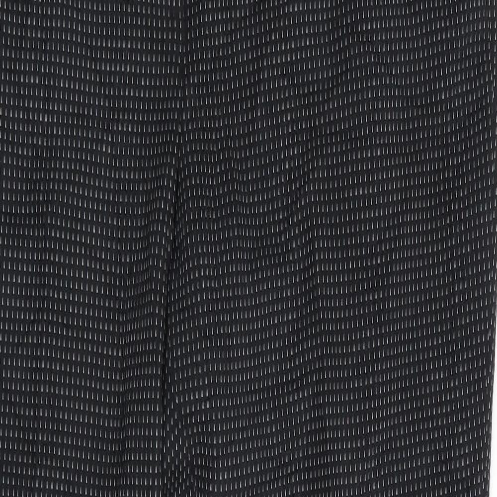 TU Womens Black Polka Dot  Capri Trousers Size 14 L27 in