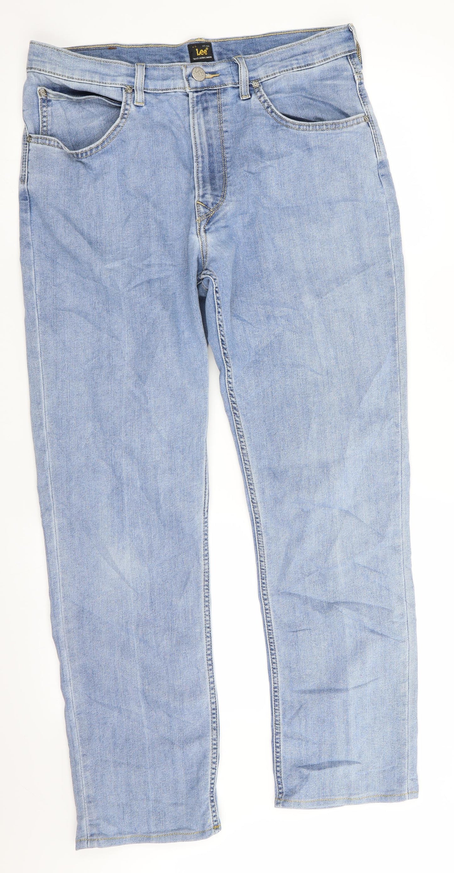 Lee Mens Blue   Straight Jeans Size 32 in L29 in