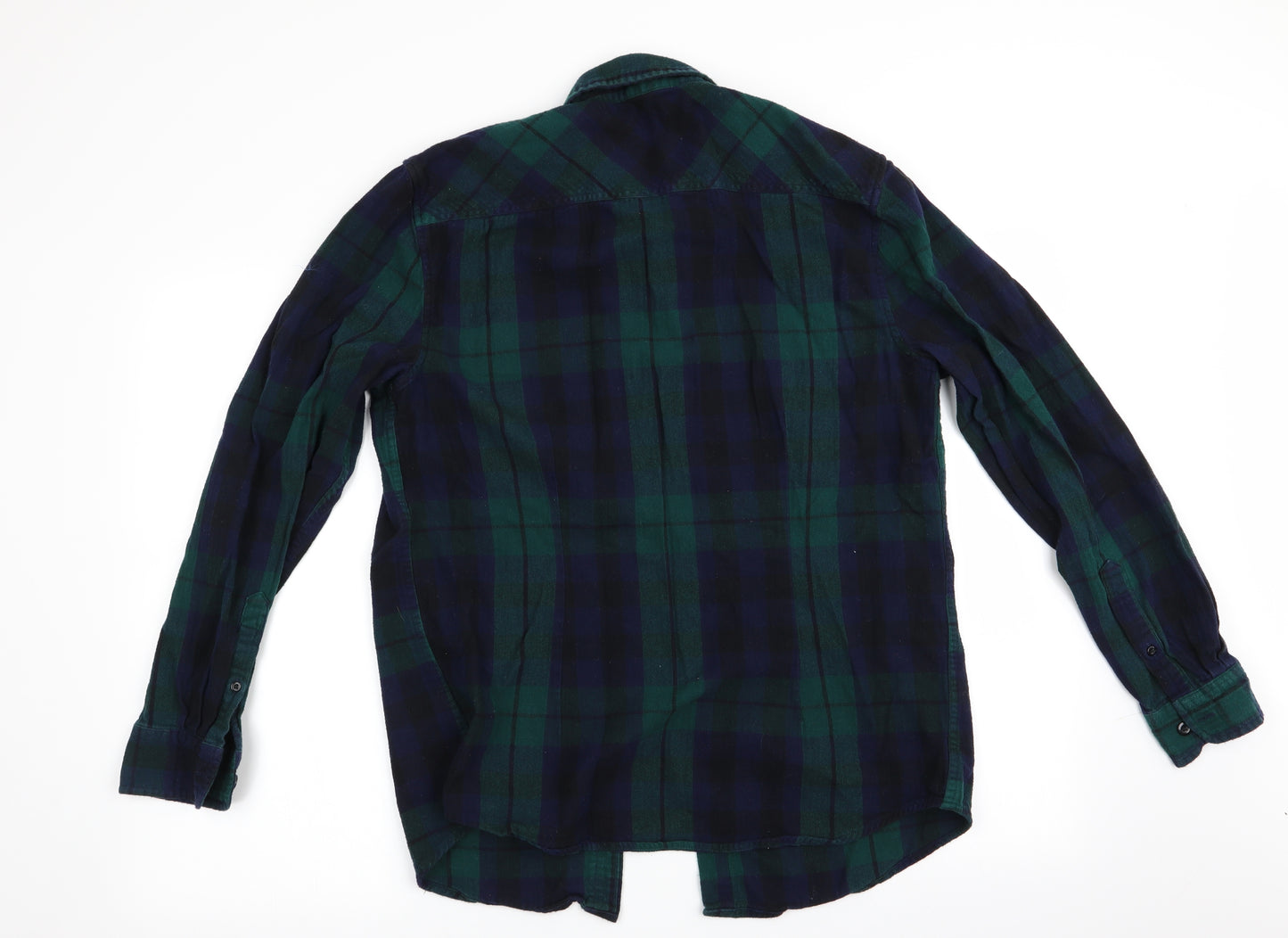 Easy Womens Multicoloured Check  Basic Button-Up Size L