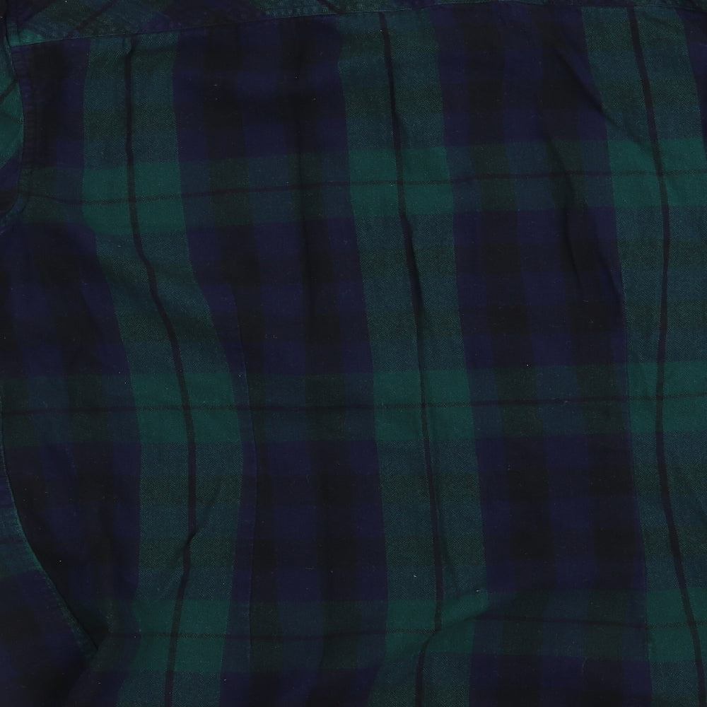 Easy Womens Multicoloured Check  Basic Button-Up Size L