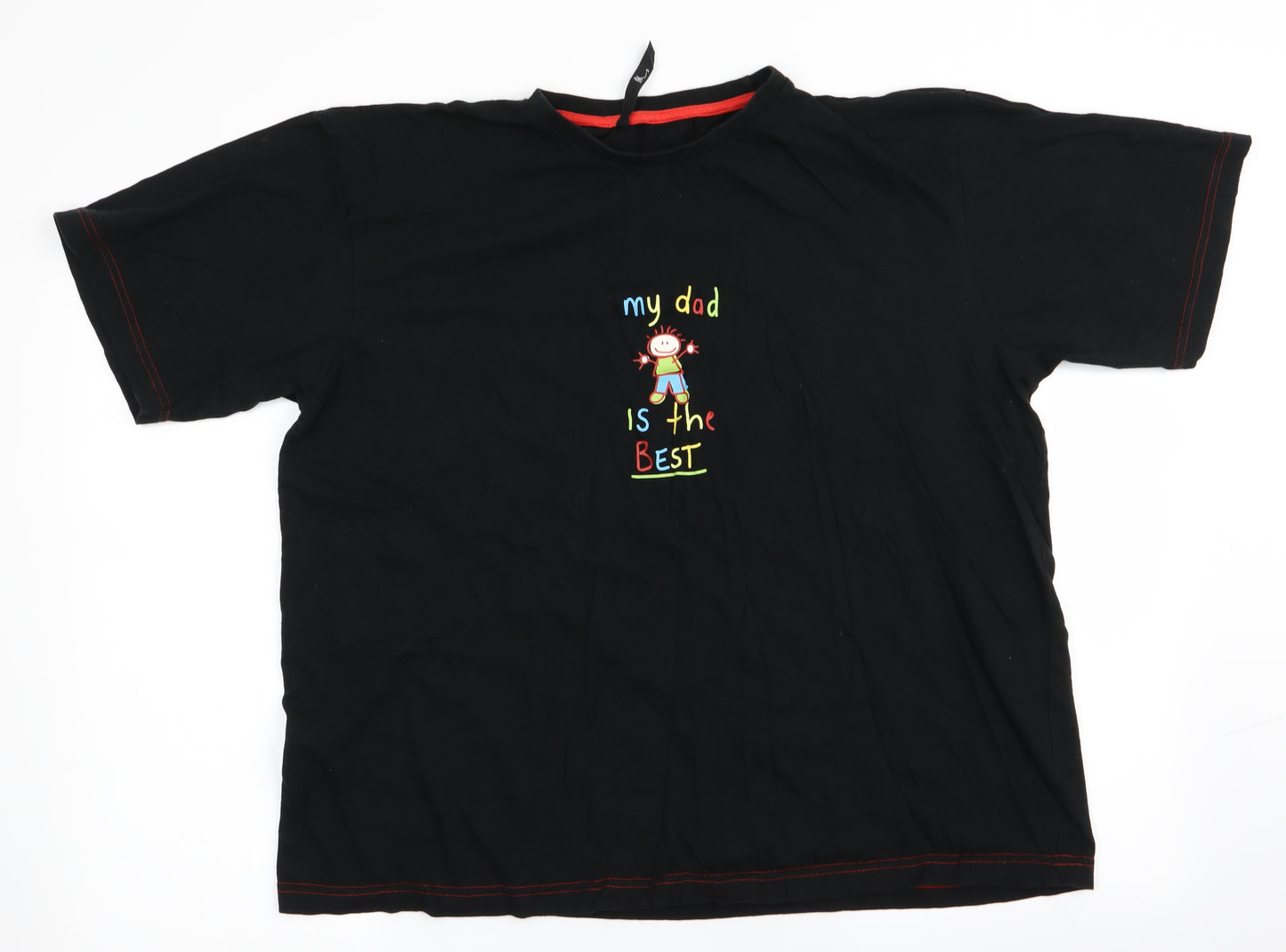 BHS Mens Black    T-Shirt Size XL  - My Dad is the Best