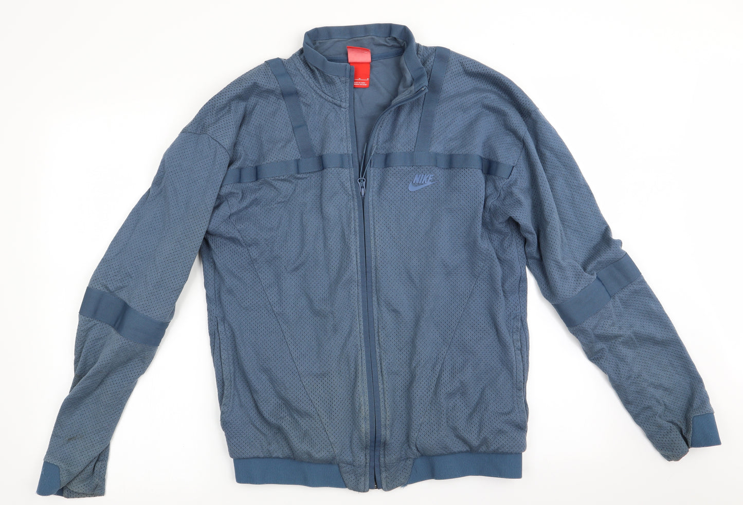 Nike Mens Blue   Full Zip Sweatshirt Size M