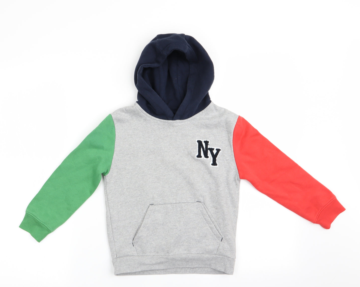 Primark Boys Grey   Pullover Hoodie Size 5-6 Years  - NY