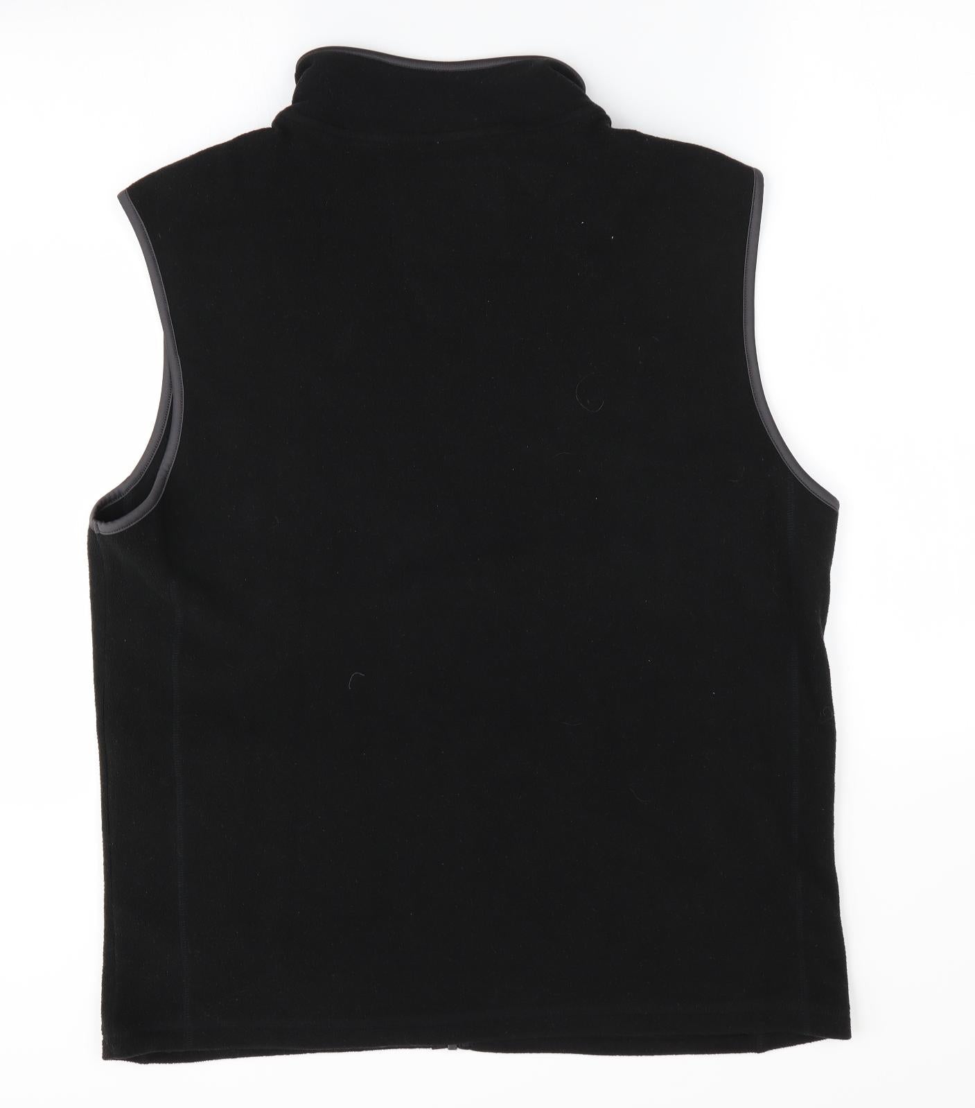 Marks and Spencer Mens Black   Gilet Waistcoat Size M