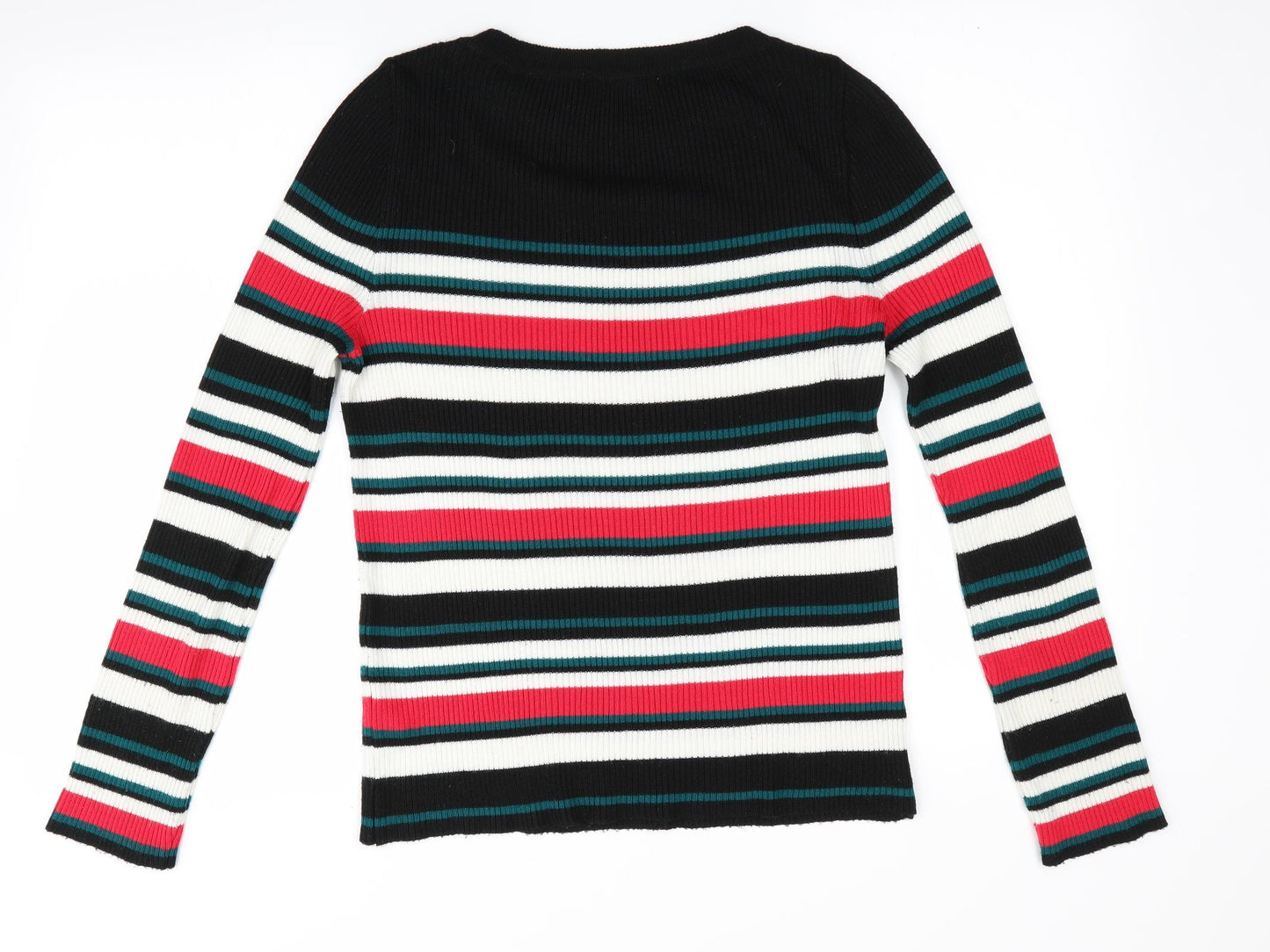 TU Womens Multicoloured Striped  Pullover Jumper Size 16