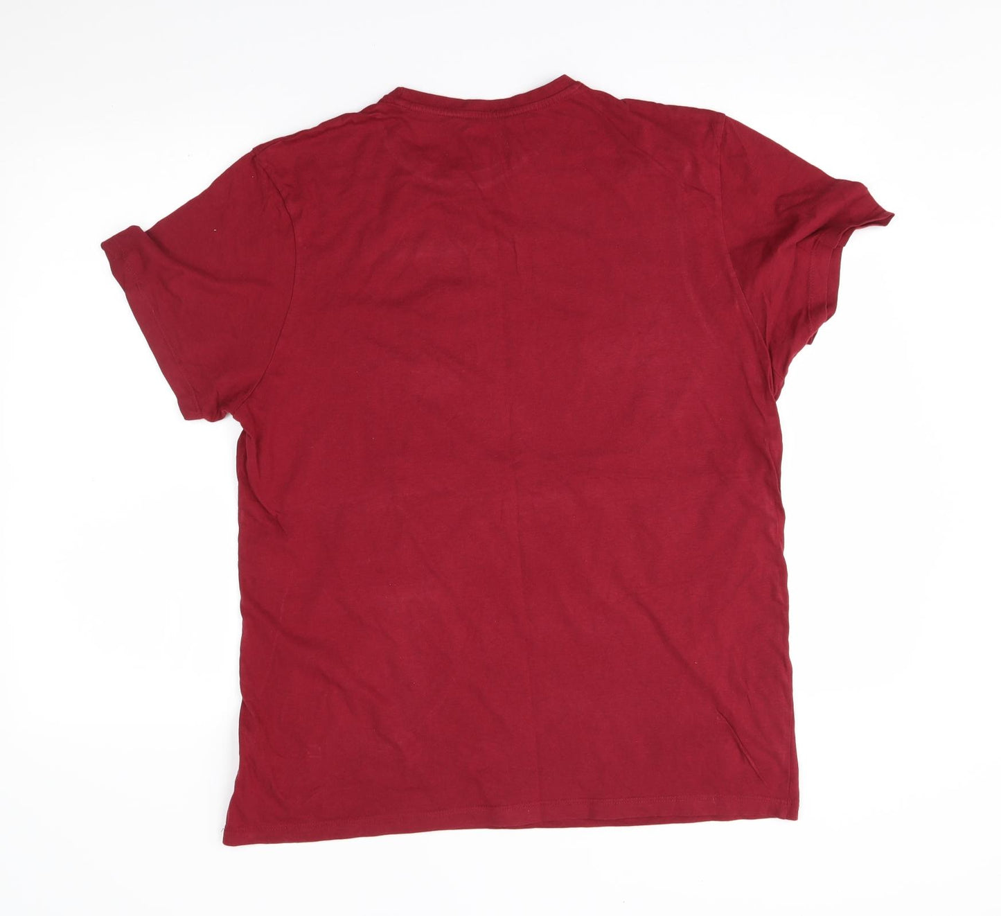 Primark Mens Red    T-Shirt Size XL  - Out of office