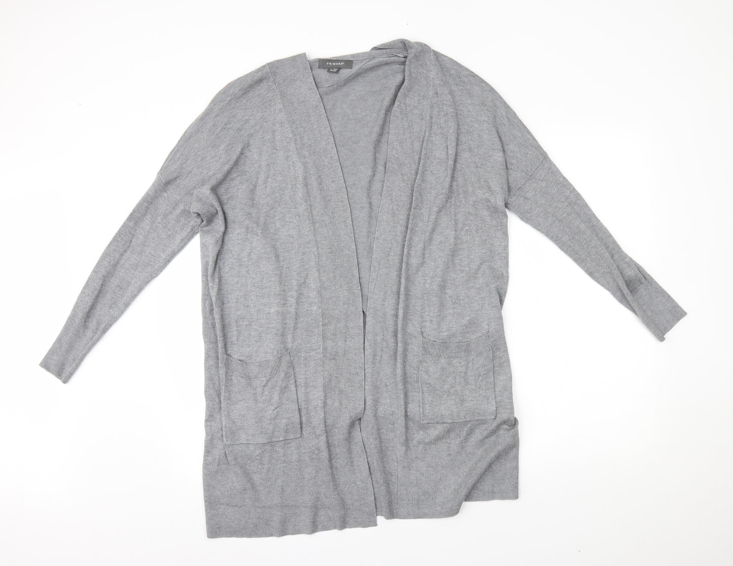 Primark Womens Grey   Cardigan Jumper Size M