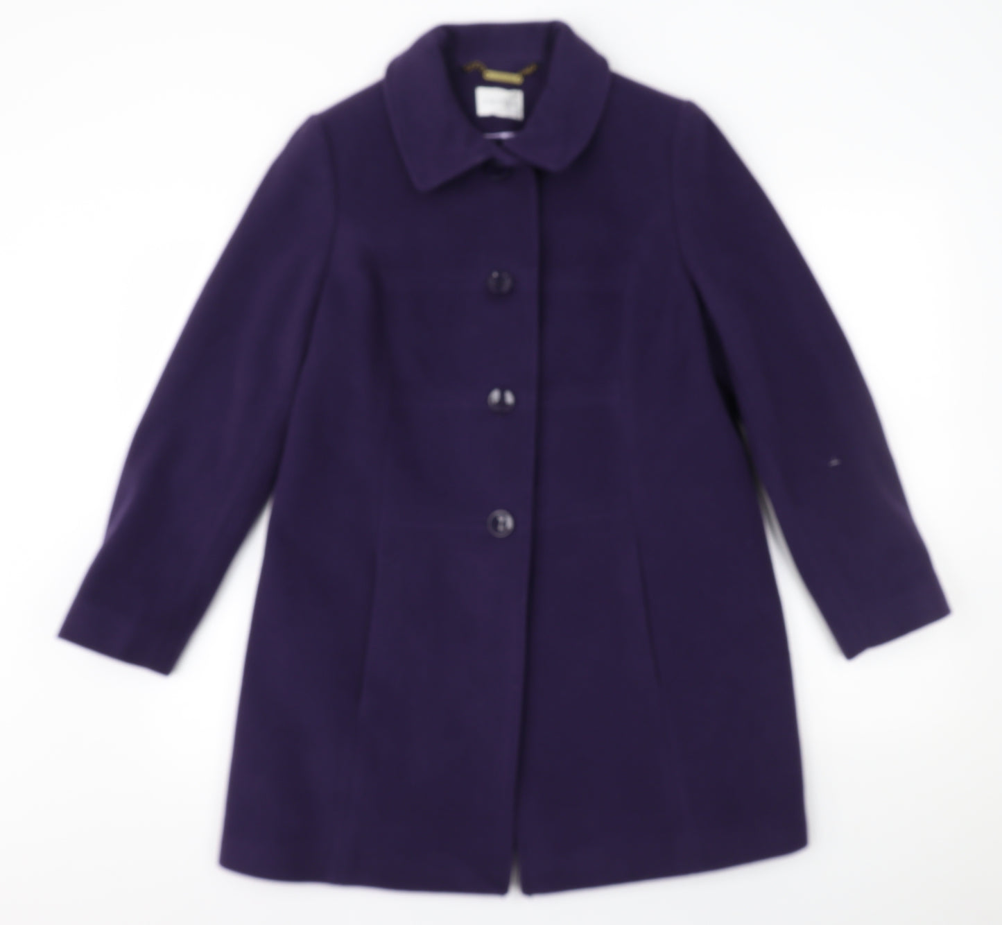 Eastex Womens Purple   Pea Coat Coat Size 10