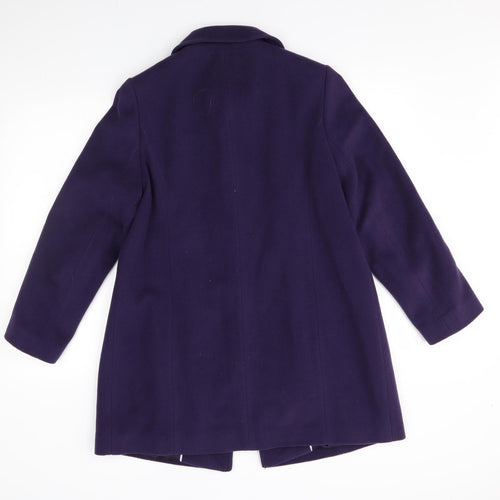 Eastex Womens Purple   Pea Coat Coat Size 10