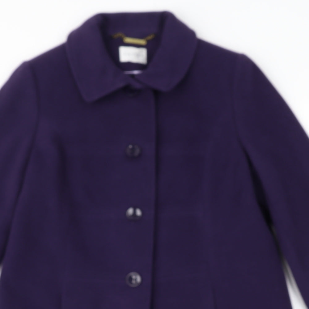 Eastex Womens Purple   Pea Coat Coat Size 10