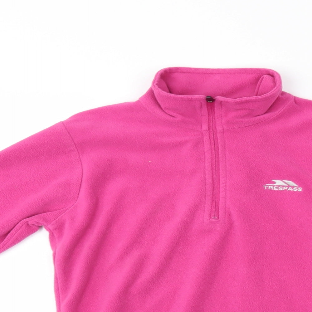 Trespass Girls Pink   Pullover Sweatshirt Size 9-10 Years