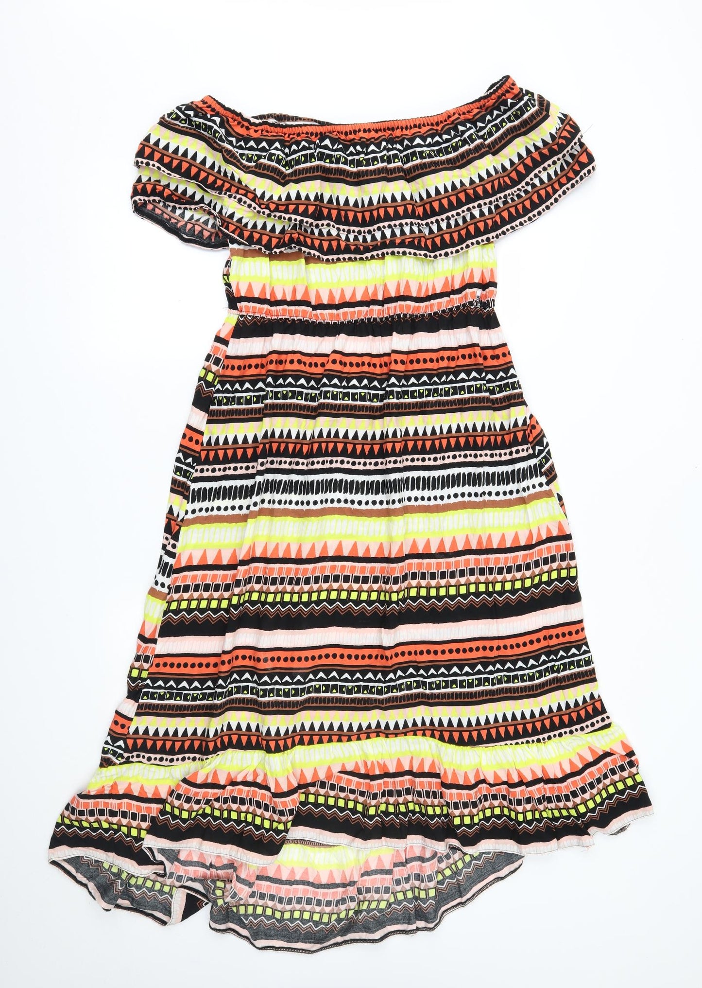 George Womens Multicoloured Fair Isle  A-Line  Size 10