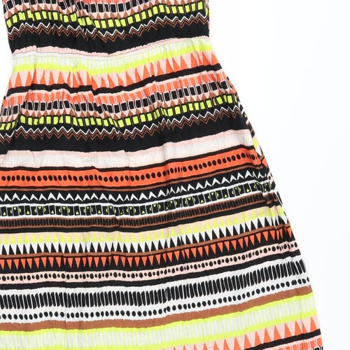 George Womens Multicoloured Fair Isle  A-Line  Size 10