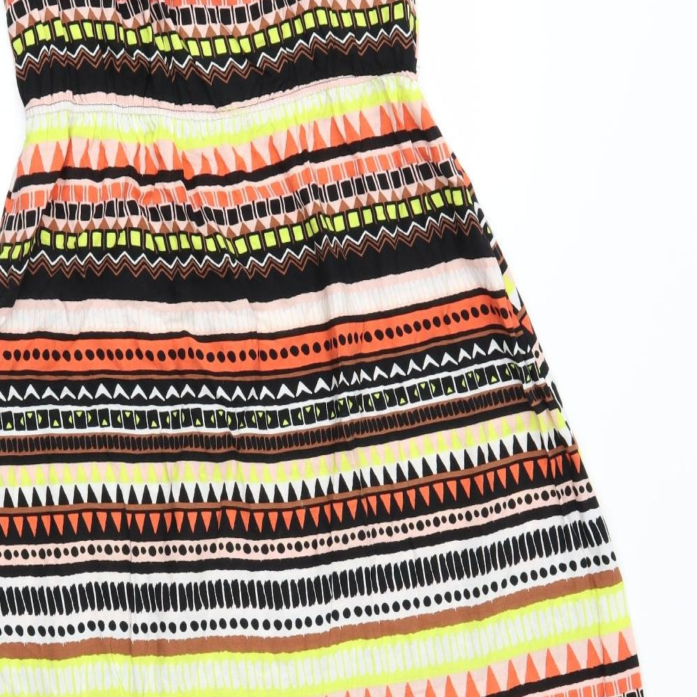 George Womens Multicoloured Fair Isle  A-Line  Size 10