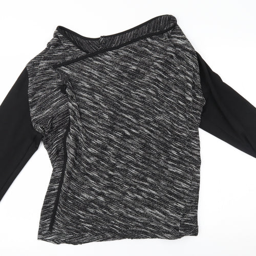 BHS Womens Grey   Wrap Jumper Size 16