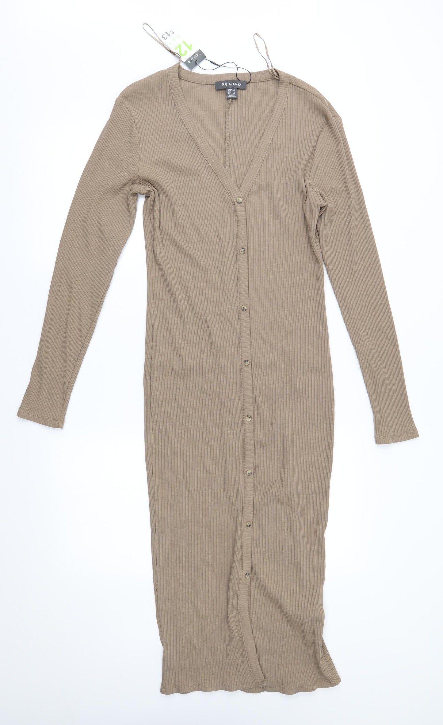 Primark Womens Beige   Jumper Dress  Size 12