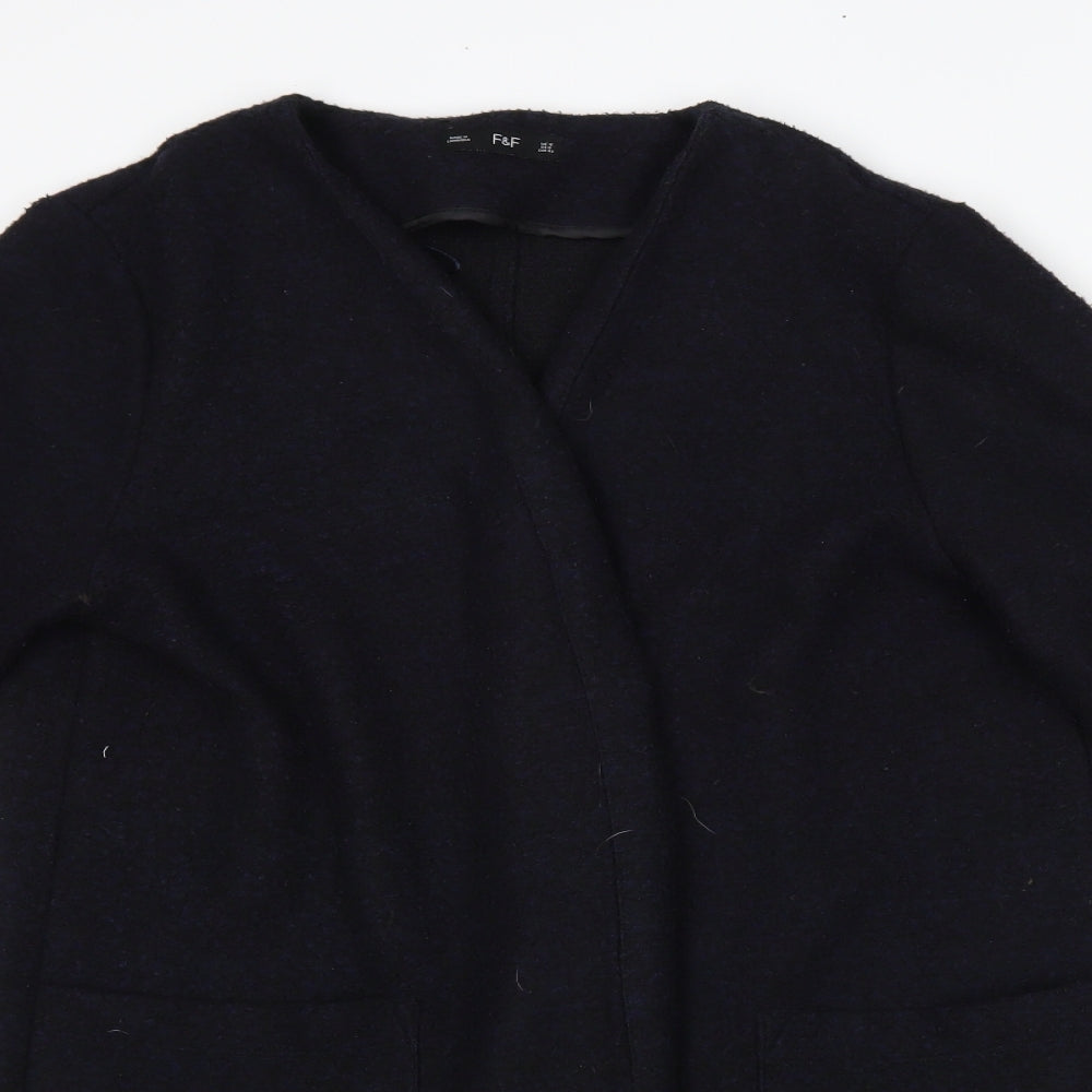 F&F Womens Blue   Cardigan Jumper Size 12