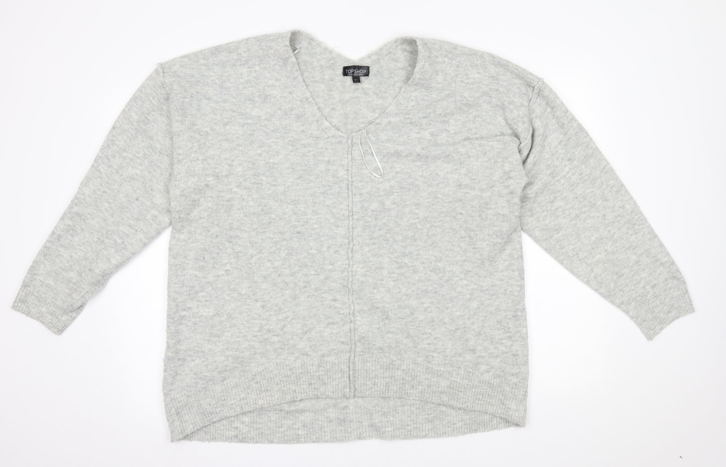 Topshop Womens Grey   Pullover Jumper Size 14