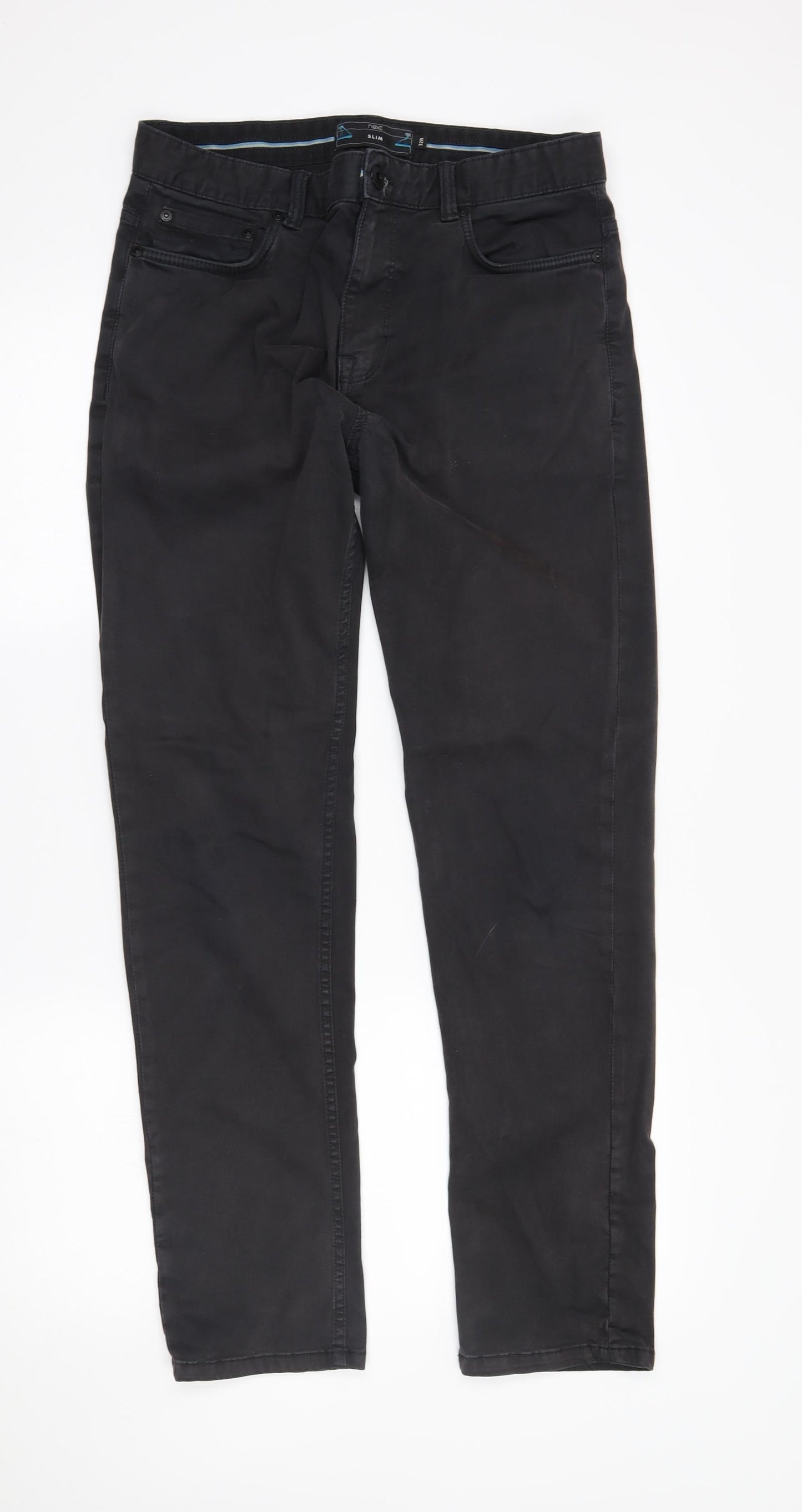 NEXT Mens Grey   Straight Jeans Size 32 L31 in