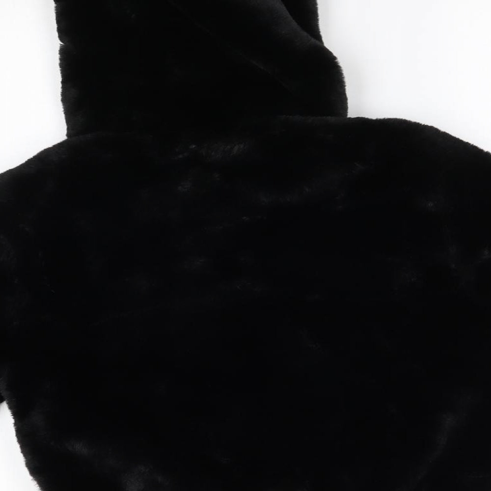New Look Girls Black   Basic Coat Coat Size 10-11 Years