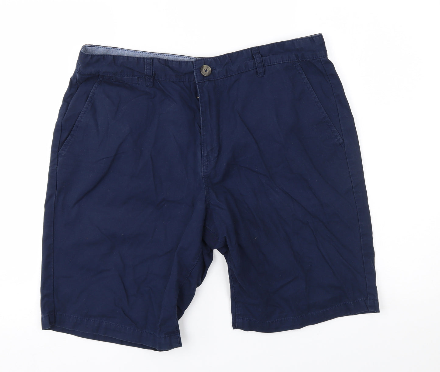 F&F Mens Blue   Chino Shorts Size 36