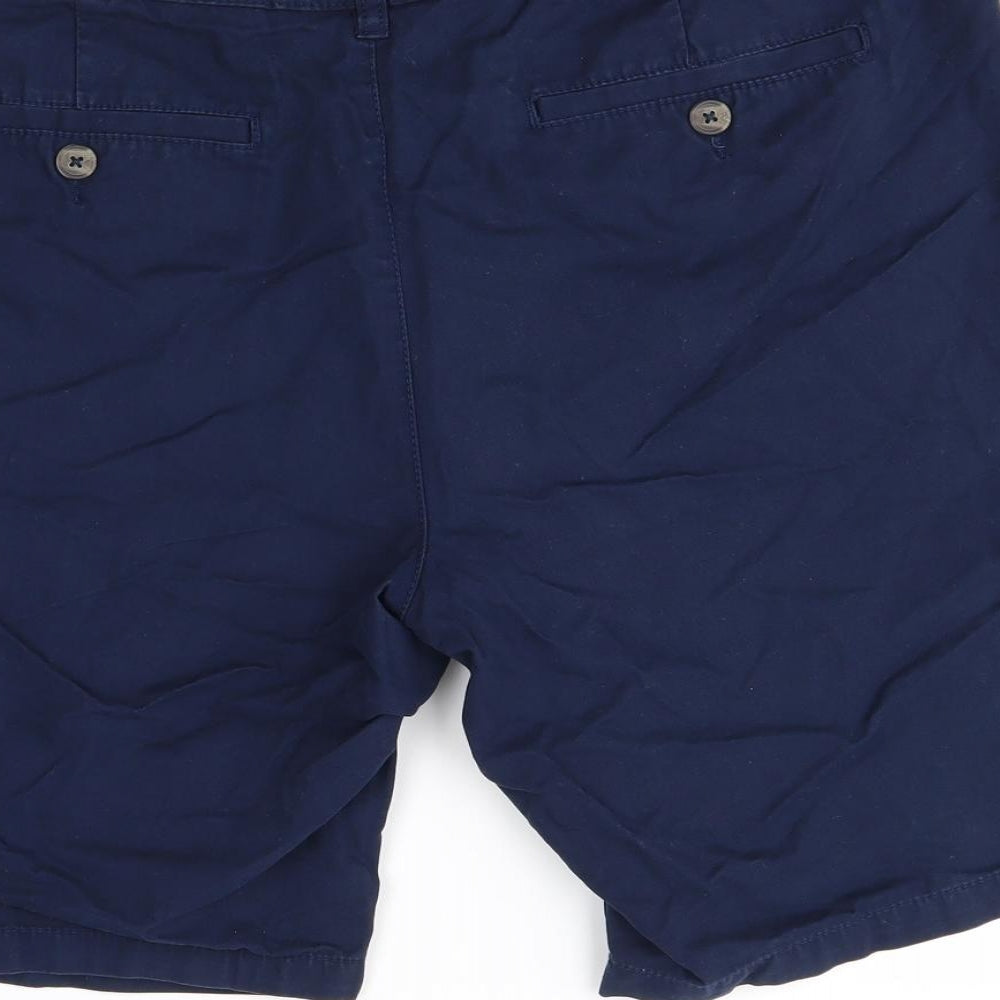 F&F Mens Blue   Chino Shorts Size 36